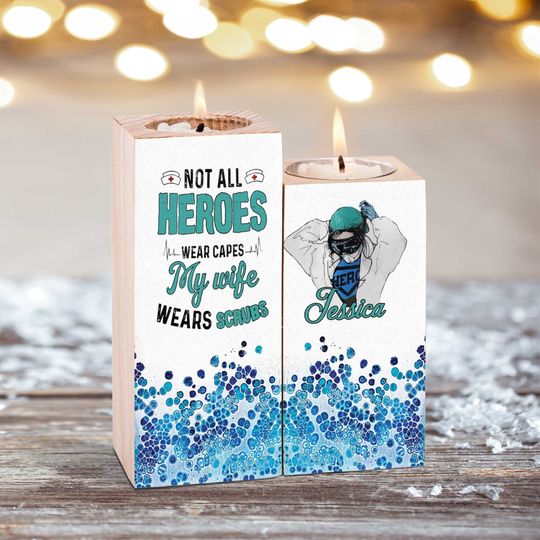 Discover To My Wife Candle Holder, Personalized Candle Holder