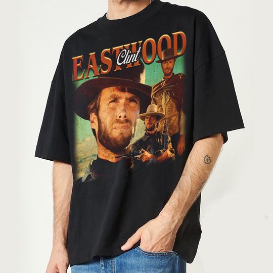 Discover Clint Eastwood Vintage T Shirt, The Good The Bad And The Ugly T-shirt