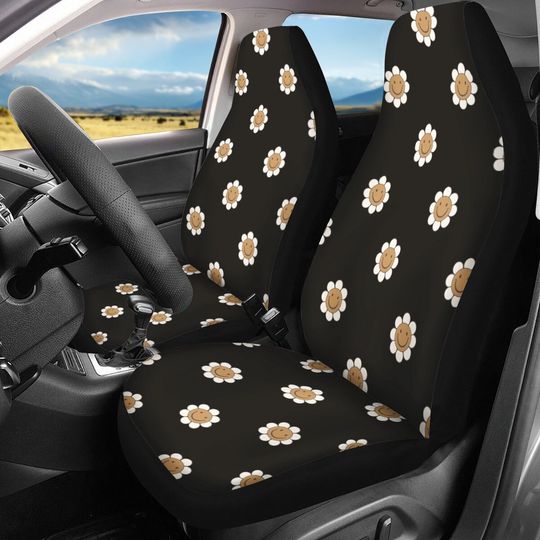 Discover Flower Power Car Seat Covers