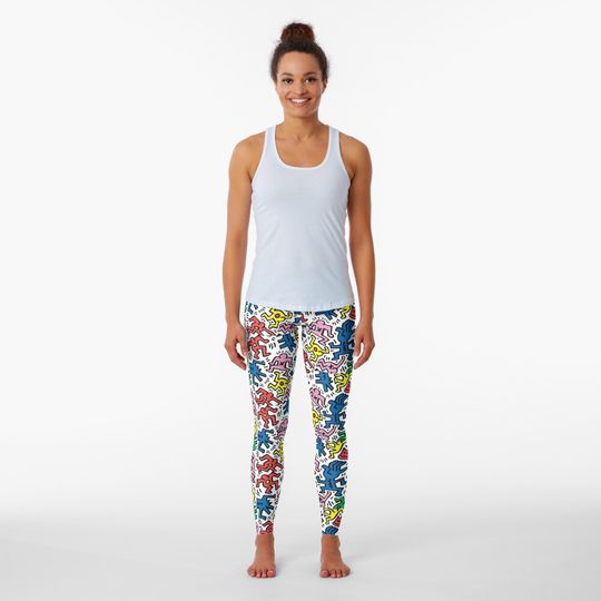 Discover Haring pop art Leggings
