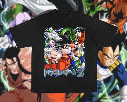 Discover Dragon Ball Z Bootleg Shirt Graphic Tee Vintage T-shirt