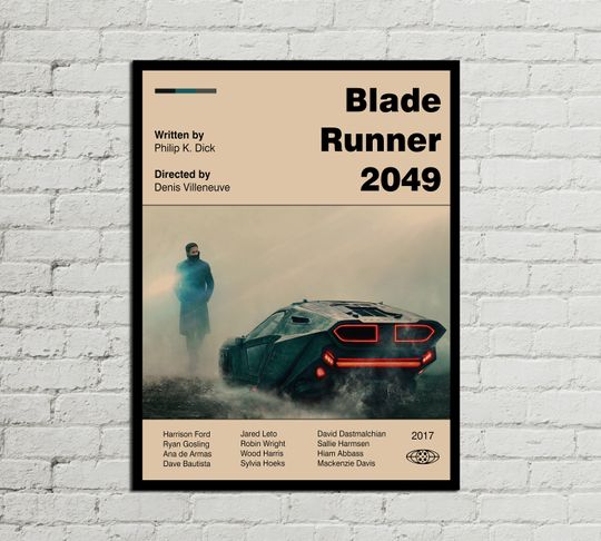 Discover Blade Runner Mid Century Modern Movie Poster