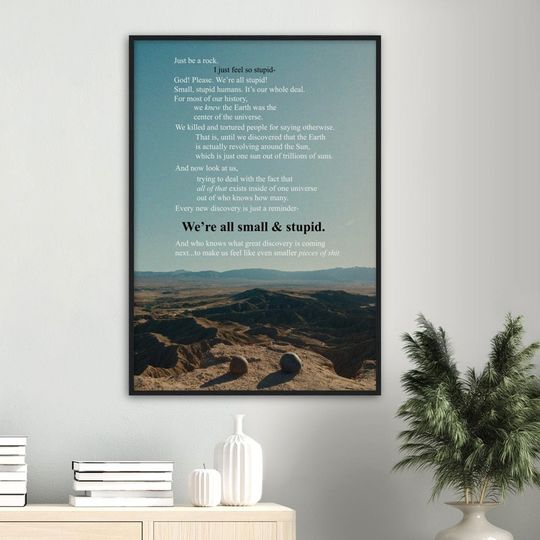 Discover Just Be a Rock - Everything Everywhere all at Once Poster
