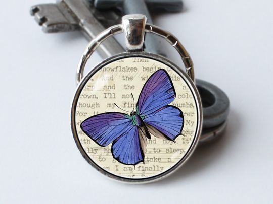 Discover Butterfly Keychain - Unique Gift for Him or Her