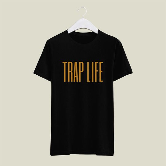 Discover Trap Life Hip Hop T-Shirt | Heavy Cotton Tee | Trapping Am To Pm