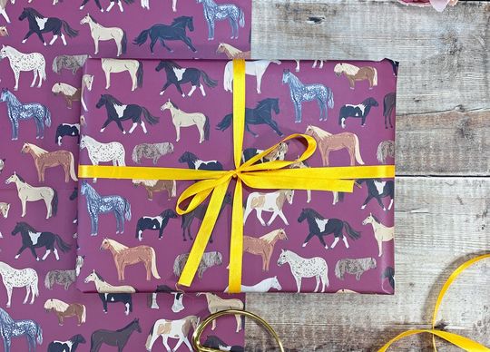Discover Horses Wrapping Paper