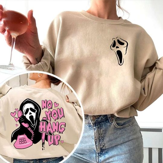 Discover 2 Sided Ghost Face Sweatshirt, Scream Sweatshirt