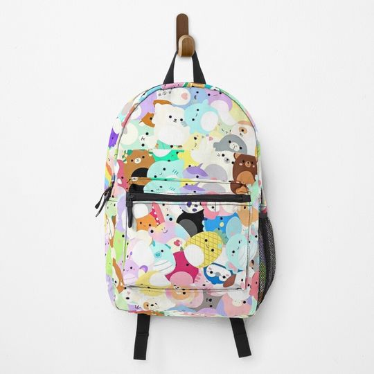 Discover Squishmallows Chaotic Frenzy Cute Squishmallow Artwork Backpack