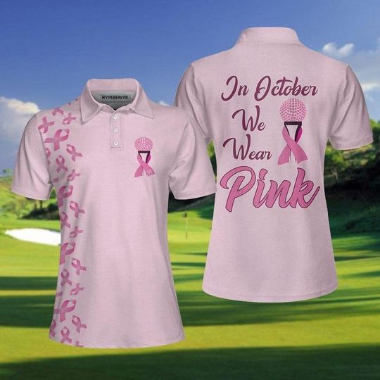 Discover Breast Cancer Fight Polo Together We Fight Motivation Pink Breast Cancer Awareness Polo Shirt
