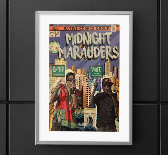 Discover A Tribe Called Quest - Midnight Marauders Comic Print