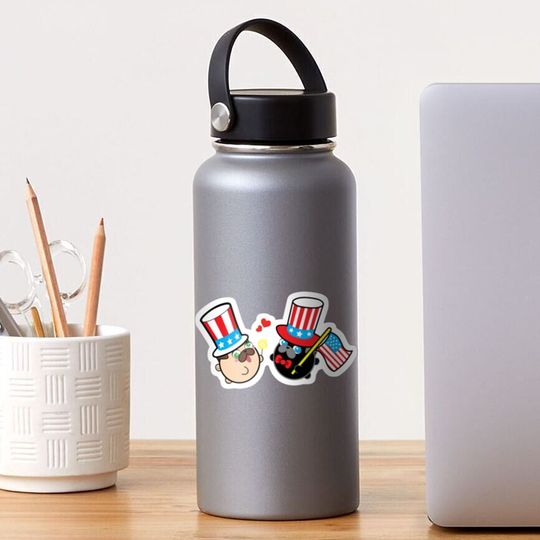 Discover Poopy & Doopy Independence Day Sticker