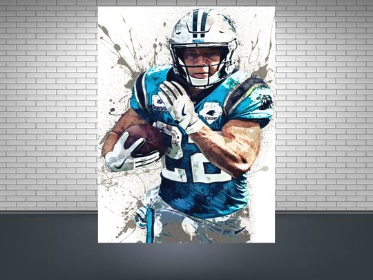 Discover Christian McCaffrey Poster, Carolina Panthers