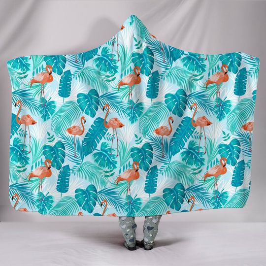 Discover Flamingo Hooded Blanket | Flamingo Blanket