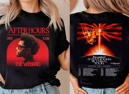 Discover The Weeknd After Hours Til Dawn Tour 2022 Shirt, The Weeknd Shirt