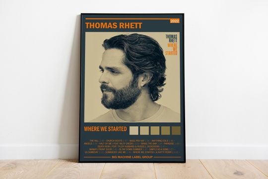 Discover Thomas Rhett - Where We Started - Album Poster