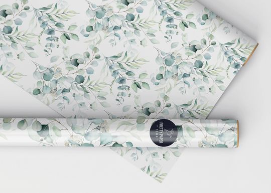 Discover Floral Wrapping Paper, Botanical Leaf Wrapping Paper