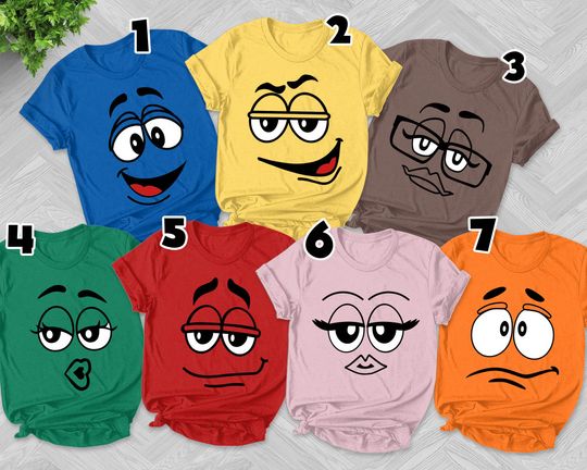 Discover M & M Shirt, Matching Costume Shirt, M and M shirt Halloween Costume