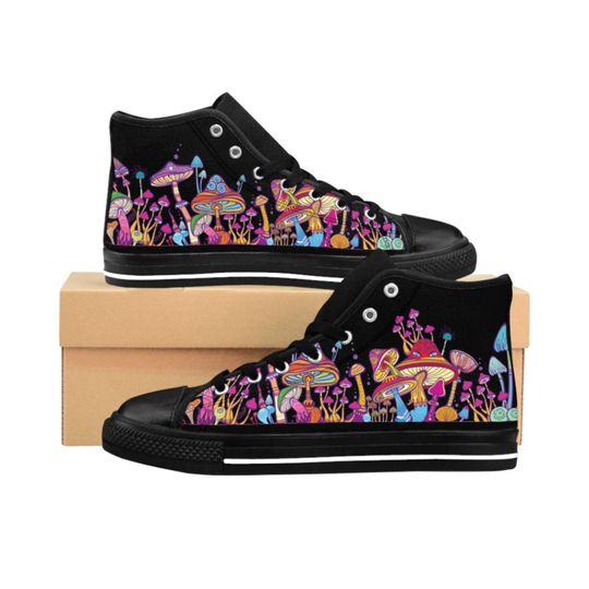 Discover Magic mushrooms Men's High Top Sneakers