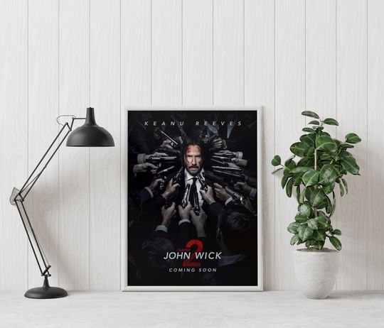 Discover John Wick Poster - Keanu Reeves - Vintage Poster