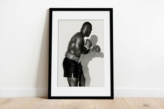 Discover Mike Tyson print | Boxing poster | Mounted & 