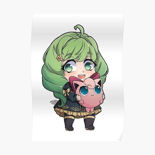 Discover flayn & jigglipuff Premium Matte Vertical Poster