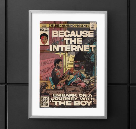 Discover Childish Gambino- Because The Internet Premium Matte Vertical Posters