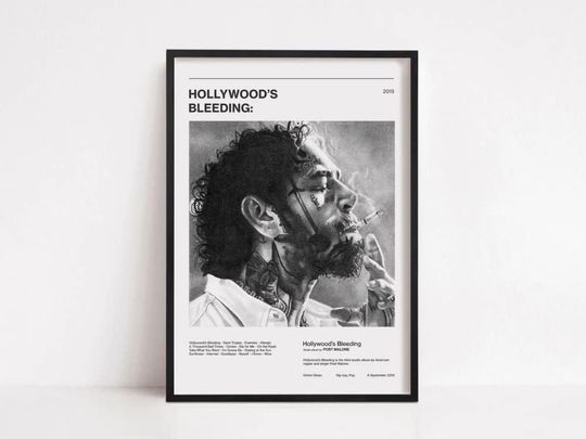 Discover Post Malone Poster, Twelve Carat Tour 2022 Poster, Post Malone Home Decor
