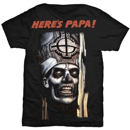 Discover Ghost Here's Papa Prequelle Meliora Popestar T-Shirt