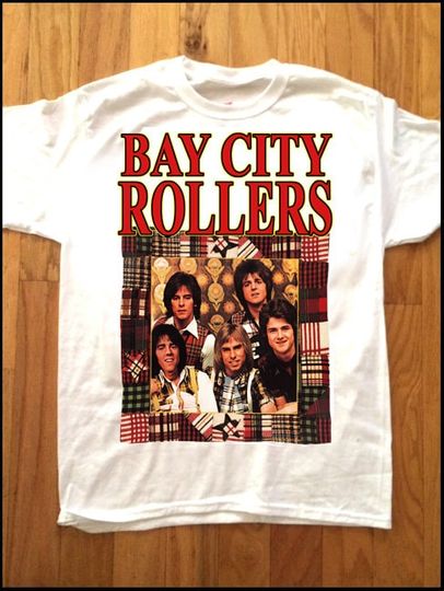 Discover Bay City Rollers T-SHIRT 70s Teen Idols TV Saturday Night