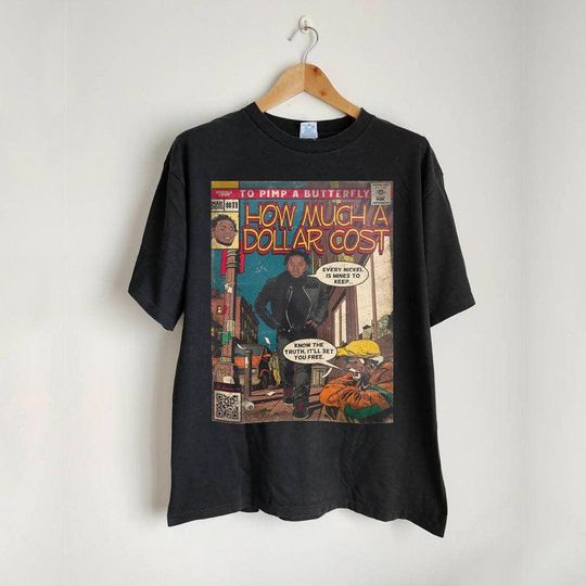 Discover Kendrick Lamar - How Much A Dollar Cost Shirt Vintage Comic Rap Streetwear