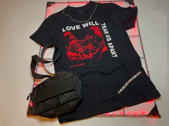 Discover Lil Peep Shirt "Love Will Tear Us Apart"/ Punk T-Shirt