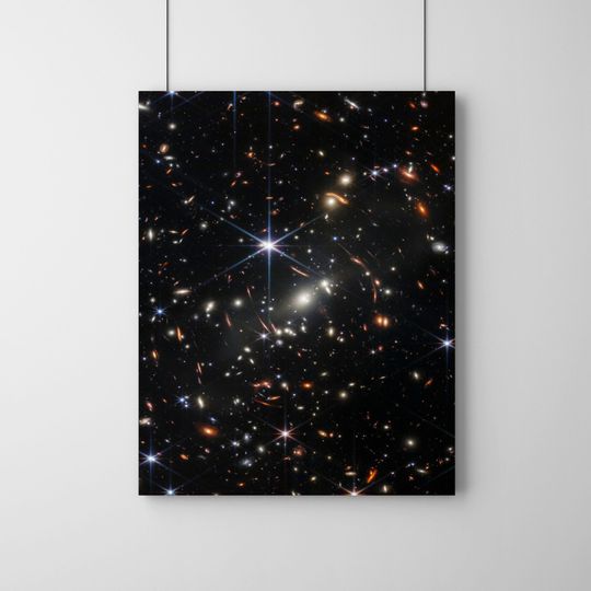 Discover James Webb Space Telescope first deepsky image, NASA poster