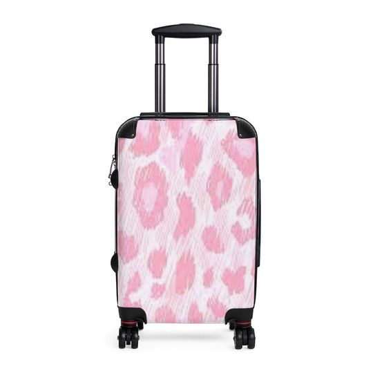 Discover Pink Prints Travel Suitcase