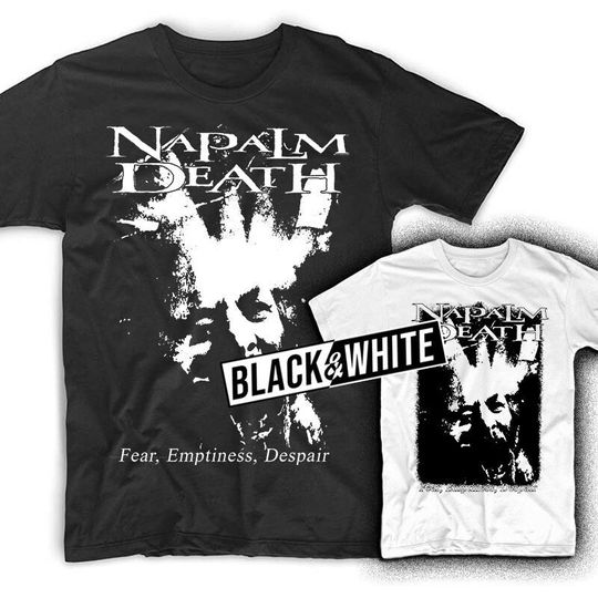 Discover Napalm Death Fear Empiness Despair Album Cover T-Shirt