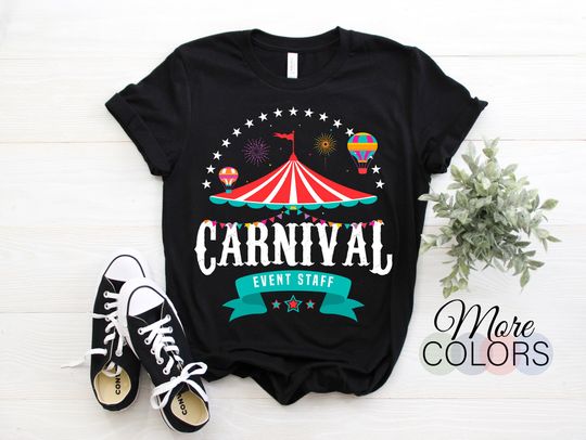 Discover Carnival Circus Staff Costume Vintage T-Shirt