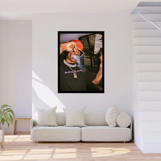 Discover Travis Scott Poster | Digital Download | Luxury Designer Wall Art | Rapper Poster