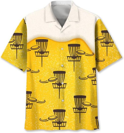 Discover Disc Golf Mens Hawaiian Shirt