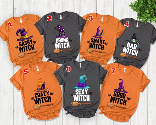 Discover Witch Group Shirt, Halloween Matching Witch, Halloween, Group Matching Costumes