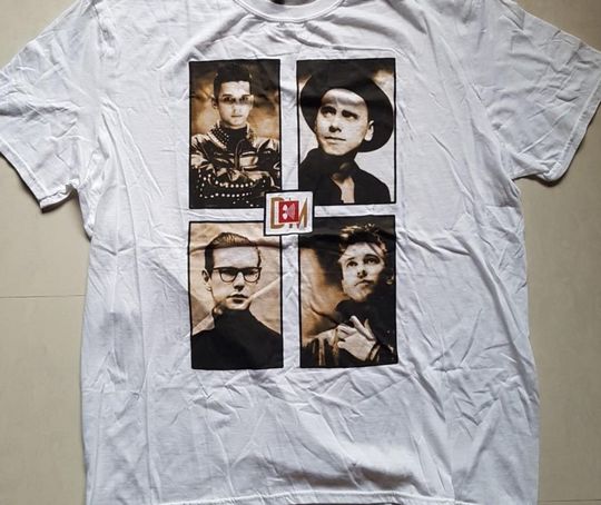 Discover Vintage depeche mode electronic music band t-shirt, depeche mode 1988 tour music shirt