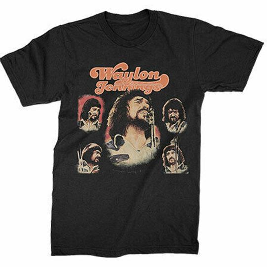 Discover Waylon Jennings Texas 74 Photos T-Shirt