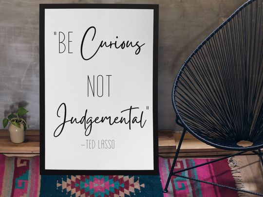 Discover Printable Ted Lasso Quote Premium Matte Vertical Posters