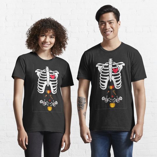 Discover Skeleton Pregnant T-Shirt