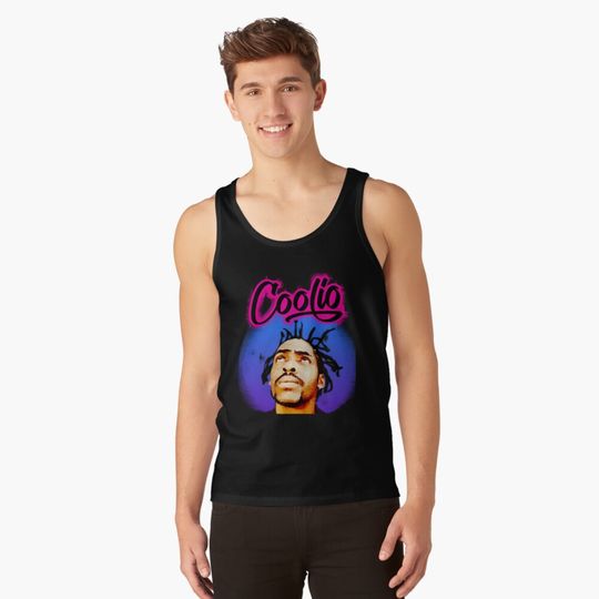 Discover Coolio  Airbrush Style Fan Art Tank Top