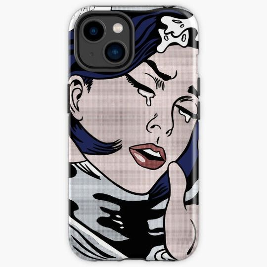 Discover Roy Lichtenstein Drowning Girl Iphone Case