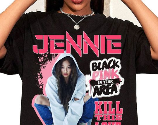 Discover JENNIE BLACKPINK Vintage Shirt, Hip hop shirt
