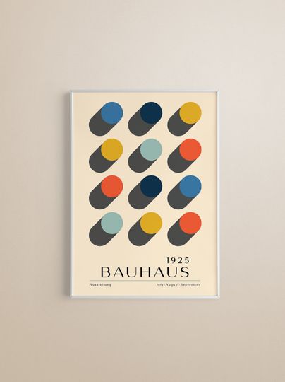 Discover Bauhaus,Bauhaus poster, Bauhaus print poster
