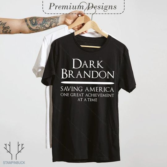 Discover Biden Dark Brandon Shirt, Dark Brandon Saving America Political Tshirt