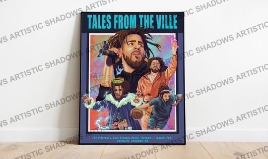 Discover J. Cole Tales From The Ville Premium Matte Vertical Posters