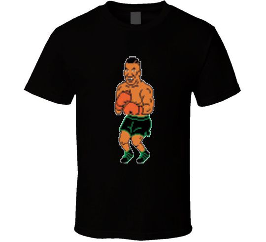 Discover Mike Tyson, Mike Tyson's Punch Out Boxing Video Game T-Shirt