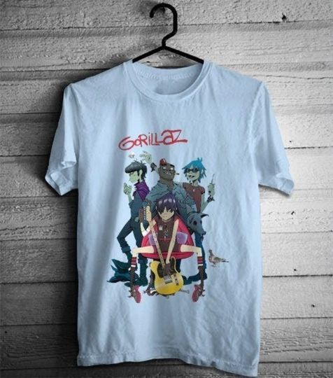Discover vintage style t-shirt Gorillaz style anime shirt